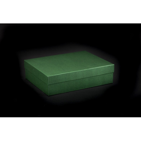 Pudełko oklejane 26x20x7cm - zielone