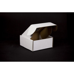 Pudełko na mydełko białe - 110x110x50mm